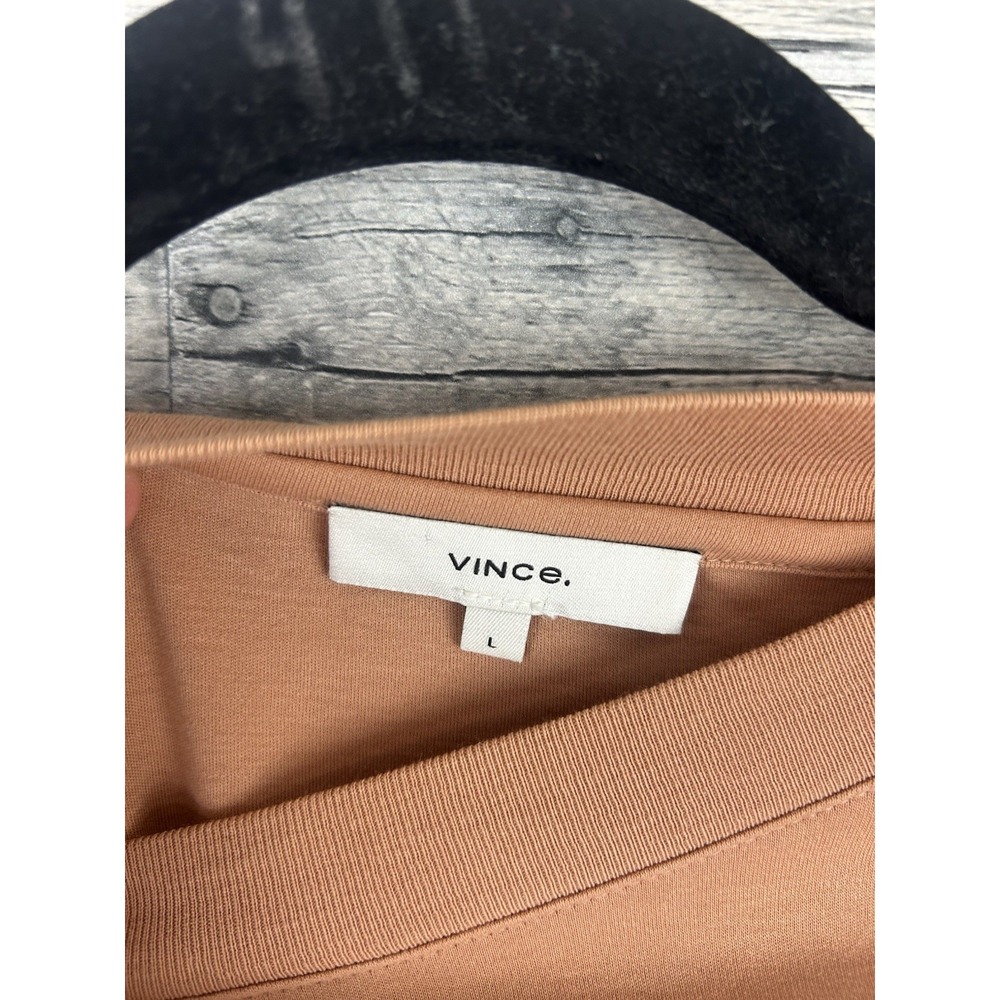 Vince Women's Large Short Sleeve Blouse - Picture 3 of 6